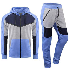 Ensemble de survêtement athlétique pour homme avec logo personnalisé, tenue deux pièces, vêtements de sport, jogging, entraînement décontracté, école, gym, basketball, football - Product Image 6