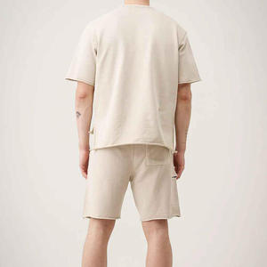 Custom Private Label Men Summer <b>Set</b> Wholesale OEM Manufacturer Supplier Bulk Production 190GSM Jersey Cotton Soft Kit - Product Image 4