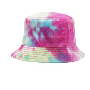 Tie-Dyed Bucket Cap Promotionnel Marque De Mode Chapeau Léger Polyester Coton Spot Cap pour Plage Camipng et Casquettes De Pêche Chapeaux - Product Image 1
