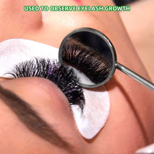 กระจกตรวจฟันพรีเมียมพร้อมด้ามจับ สแตนเลสสตีล ผิวด้านหน้าเคลือบโรเดียม อุปกรณ์ตรวจสุขภาพช่องปาก มาตรฐาน CE ISO - Product Image 4