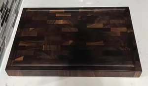 Mango y ranura para jugo, extremo de madera, grano, bloque de carnicero, tabla de cortar, práctico bloque de cortar seguro para alimentos - Product Image 5