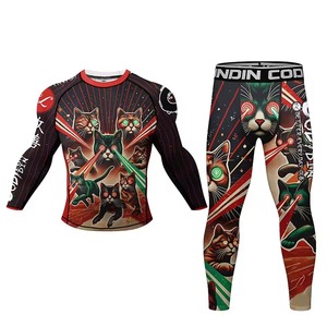 Performance Rash Guard Men Athletic <b>Compression</b> <b>Shirt</b> Quick Dry Workout Top - Product Image 4