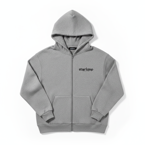 <b>Top</b> Premium Wholesale Streetwear <b>Men's</b> Full Zip up High Quality Polyester Cotton Oversized Sweatshirts <b>Cropped</b> Hoodie <b>Men</b> - Product Image 1