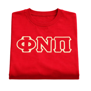 Camiseta de 3 Letras Kappa Alpha Psi Phi Nu Pi, Color Carmesí o Granate, Ropa de Fraternidad Griega con Diseño Clásico, Comodidad y Estilo Premium - Product Image 6