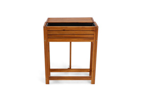Solid Wood Potting <b>Table</b> Outdoor Gardening Workstation With Storage Shelves and Tool Hooks <b>for</b> Garden Centers Nurseries - Product Image 2