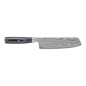 Couteaux à manche noir, lame en acier inoxydable à motifs, couteaux de cuisine professionnels pour hacher et trancher la viande - Product Image 2