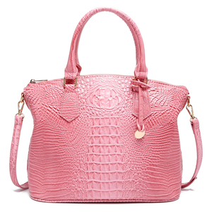 Bolso de Cuero Profesional con Estampado de Cocodrilo, Resistente al Agua, Cierre de Botón Ajustable, Personalizable, Fabricación ODM - Product Image 1