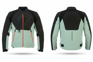 Vêtements de sécurité tendance, veste de moto en polyester, épaulettes et coudières renforcées, veste de moto en velours côtelé haute durabilité - Product Image 3