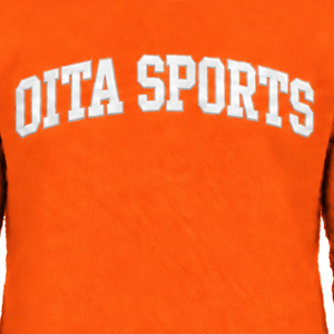 Custom Bright Orange <b>Men</b> Fuzzy Knit Sweater Crew Neck Long Sleeve <b>Warm</b> Casual Pullover Winter <b>Jumper</b> with Raised Chest Letter - Product Image 5