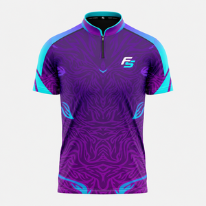 Camiseta de Esports Personalizada por Sublimación, Camiseta de Equipo de Juegos Profesional, Transpirable, de Secado Rápido, con Cierre de 1/4, para Jugadores Profesionales - Product Image 1