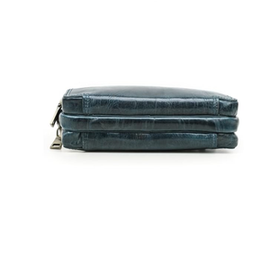 Top Grain Cowhide Leather <b>Clutch</b> Wristlet Wallet <b>Man</b> Woman Vintage Design Multi Pockets Slots Customized Color Anti-Shrink - Product Image 6