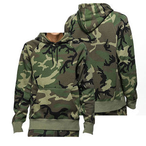 Sudadera con Capucha de Camuflaje para Hombre, Corte Regular, Tejido de Algodón, Informal, para Otoño, Diseño Estampado - Product Image 6