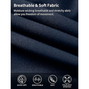 Shorts de course 2-en-1 pour femmes avec doublure intégrée, respirants en polyester, pour gym, yoga, sport, avec effet ventre plat - Product Image 4