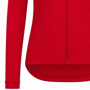 Maillot de cyclisme rouge et blanc pour hommes et femmes, manches courtes, respirant, léger, pour vélo de route, VTT, entraînement - Product Image 5
