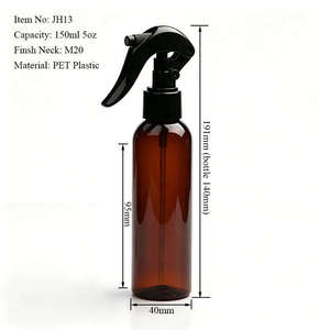 PET Plastic Cosmo Wholesale 150ml 5oz Empty Cosmetic Bottle <b>Hair</b> Spray <b>Toner</b> Styling Products Trigger Spray Plastic Bottles - Product Image 2