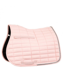 แผ่นรองอานม้าแบบตะวันตก แห้งเร็ว ผลิตจากโพลีเอสเตอร์ ระบายอากาศได้ดี พร้อมซับในผ้า โฟม และผิวสัมผัสแบบซาติน - Product Image 4