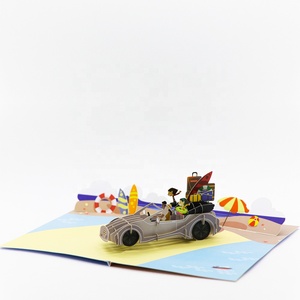 บัตรอวยพรป๊อปอัพกระดาษงานฝีมือสำหรับคู่รักมีความรักในวันวาเลนไทน์งานแต่งงานและวันเกิดผลิตภัณฑ์สไตล์งานฝีมือใหม่ - Product Image 4