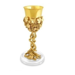 Stylish Handmade Metal Chalice And Ciborium Set For Christian Worship Events With Premium Material Finish - Product Image 4