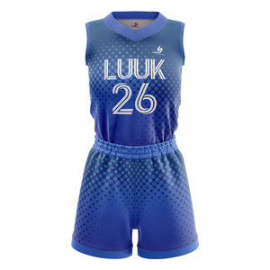 Maillot de basketball pour femme à marque privée, logo personnalisé, sans manches, léger, respirant, vêtement d'équipe sublimé - Product Image 2