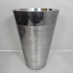 Modern Stainless Steel Floor <b>Vase</b> Cylinder Shape Anti Slip Base Metal Planter Decorative Home Accent Flower Pot & <b>Vases</b> Decor - Product Image 1