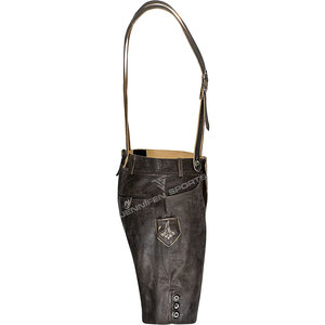 ชุดเยอรมันแบบดั้งเดิม Trachten Wear กางเกงขาสั้น Oktoberfest Lederhosen สไตล์บาวาเรียน พร้อมสายรัด ทำจากหนังวัวแท้สั่งทำพิเศษ - Product Image 2