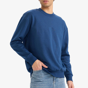 เสื้อสเวตเชิ้ตผู้ชายทรงโอเวอร์ไซส์แบบมีซับใน ระบายอากาศได้ดี ผลิตจากผ้าฝ้าย สไตล์สตรีทแวร์ สีพื้น สำหรับฤดูหนาว ปี 2026 - Product Image 5