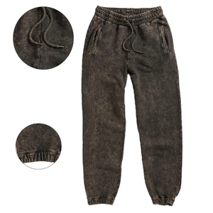 Pantalones Jogger Casuales Personalizados con Lavado Ácido, Pantalones Deportivos Cargo Holgados de Alta Calidad con Corte Recto y Tejido de Lona - Product Image 3