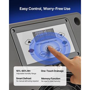 Deumidificatore Commerciale da 180 Pinte con Pompa/Tubi di Scarico Portatile per Spazi Stretti e Seminterrati per Applicazioni Industriali - Product Image 4