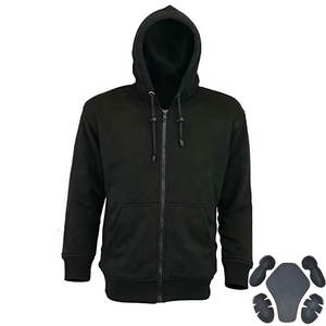 Nueva Chaqueta con Capucha de Forro Polar para Motociclistas, Color Negro, para Hombre, con Cierre y Certificación CE, al Mejor Precio, Protectora - Product Image 5