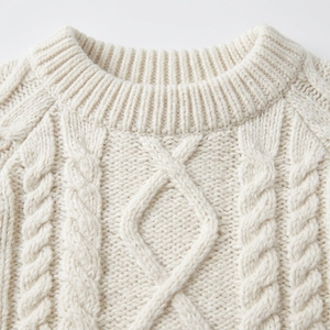 Pull-over en tricot épais pour homme, coupe décontractée, automne, 100% coton, séchage rapide, vente en gros, marque privée, OEM, ODM, usine - Product Image 6