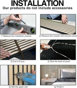 Paneles Acústicos de Madera y MDF para Paredes de Hogar y Oficina, Cancelación de Ruido, Impermeables, Ecológicos, Diseño Moderno - Marca Bubos - Product Image 2