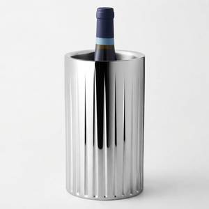 Vintage Stainless Steel <b>Ice</b> Bucket Pedestal Footed Champagne Chiller Premium Wine <b>Cooler</b> Bucket For Hotel Bar Decorative Custom - Product Image 3