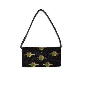 Sac à main élégant pour femme, brodé de perles, style pochette, coloré, pour les soirées - Product Image 4