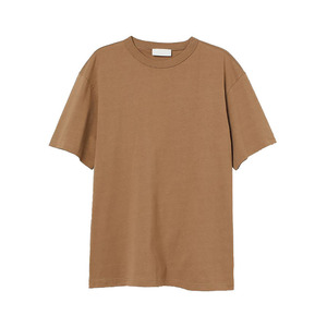 T-shirt en coton uni style streetwear vintage, coupe oversize à épaules tombantes, personnalisable, haute qualité, grammage lourd, pour homme - Product Image 2
