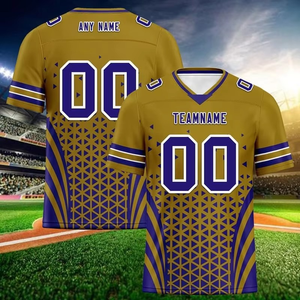 Maillots de rugby personnalisés pour hommes, grandes tailles, tissu respirant, impression de logo par sublimation, vêtements de sport, maillot d'équipe, vente en gros en usine - Product Image 5