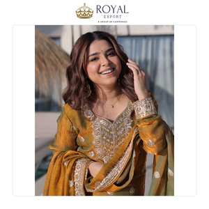 Nouvelle collection de tenues Sharara pour mariage, style tendance, en chiffon lourd avec broderie Zari et sequins - Product Image 6