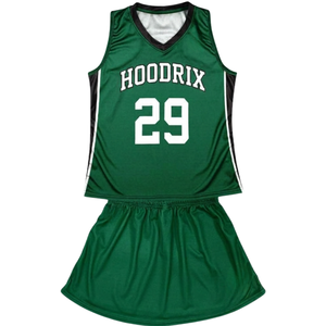 Ensemble d'uniformes de lacrosse pour femmes avec graphismes personnalisés, maillot respirant et jupe de performance pour les matchs de compétition destinés aux athlètes d'équipe - Product Image 1