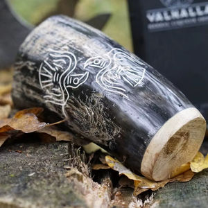 Jarra Vikinga para Beber, Estilo Animal, Ecológica y Personalizable, para Cerveza, Vino y Cerveza Artesanal - Product Image 1