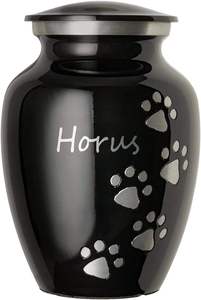 Modern European Style Metal Teardrop Pet <b>Urns</b> for Dog and <b>Cat</b> Ashes High Quality Floral Finish - Product Image 6