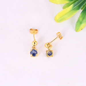Natural Blue Kyanite 925 Sterling <b>Silver</b> <b>Dangle</b> <b>Earrings</b> for Women - Product Image 4