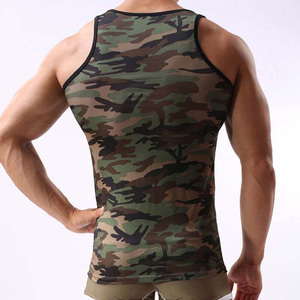 Men's Solid Knitted Sporty Quick Dry Tank Top O-Neck Sleeveless Casual Style - Product Image 5