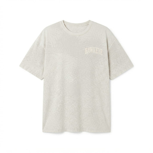 เสื้อยืดโอเวอร์ไซส์สไตล์สตรีทแวร์น้ำหนักเบา ปักลายโลโก้แบบกำหนดเอง ดีไซน์ใหม่ เสื้อลำลองไซส์พลัส ทรงไหล่ตก สำหรับผู้หญิง - Product Image 2