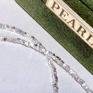 Early Summer S925 Pure <b>Silver</b> Water Droplet <b>Necklace</b> with 3-9 Natural Freshwater <b>Pearls</b> Simple Jewelry Collarbone Chain - Product Image 3