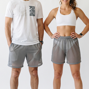 Shorts en maille transparente 100% polyester, style tendance, shorts en maille transparente sexy pour hommes et femmes, shorts en maille transparente de qualité supérieure, unisexe - Product Image 6