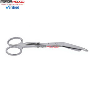 Tijeras para vendajes Lister de 5.5 pulgadas con clip de bolsillo, instrumento quirúrgico alemán para paramédicos, enfermería, traumatología y utilidades médicas. - Product Image 6
