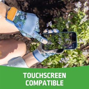 Gants de jardin pour femmes de grande taille, compatibles avec les écrans tactiles, résistants aux égratignures et aux perforations, équipement de protection pour le jardinage - Product Image 4