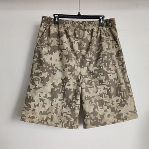 Pantalones Cortos Deportivos de Camuflaje Digital para Hombre, Pantalones Cortos de Baño, Diseño Desert Pixel, 100% Algodón, Secado Rápido, Corte Holgado, Cintura Elástica Media - Product Image 1