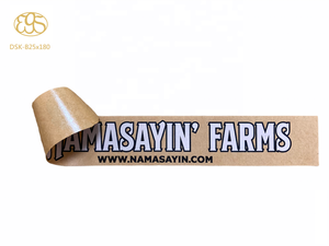 Etiqueta adhesiva de Kraft con logotipo personalizado, de cualquier tamaño pegatina de papel biodegradable, bajo pedido, ecológico - Product Image 2