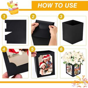 Set di 12 Cornici Portafoto da 6 Pollici, Scatole Decorative per Tavolo, Centrotavola per Matrimoni e Decorazioni per Tavoli - Product Image 2