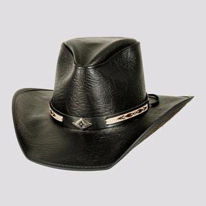 Sombrero de Vaquero de Cuero Envejecido de Alta Calidad, Estilo Clásico del Oeste, con Logotipo Personalizado Disponible, MOQ Disponible - Product Image 6
